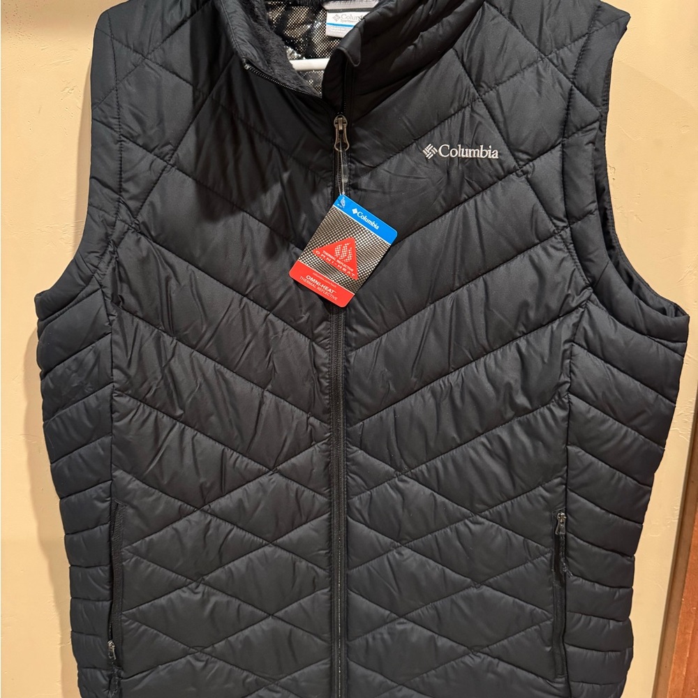 Columbia Black Quilted Outerwear